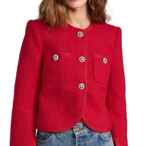 Women's red jacket